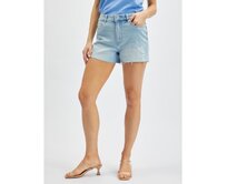 Světle modré džínové kraťasy Světle modrá, 38