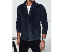 Pánský svetr se šňůrkami námořnická modř Námořnická modrá, M