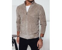 Pánský svetr se šňůrkami béžový Béžová, M