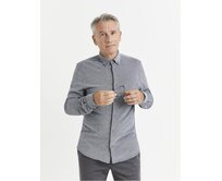 Úpletová piké košile Vachimail Modrá, S