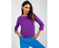 Dámská halenka GENIVEE tmavě fialová Vícebarevný, 40