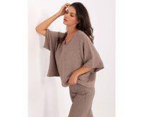 Černý dámský svetr s příměsí viskózy Vícebarevný, Univerzální