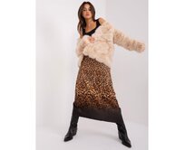 Dámská bunda s kožešinovou podšívkou OIGHTO béžová Béžová, S/M