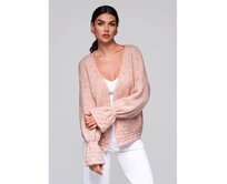 Dámský svetr LW-SWCD-0103 – růžový Růžová, Univerzální