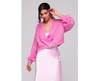 Dámský svetr LW-SWCD-0105 – růžový Růžová, Univerzální