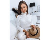 Dámský svetr ARIEL ecru Bílá, Univerzální