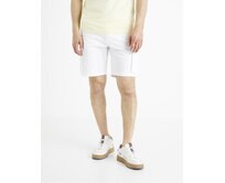 Plátěné cargo kraťasy Doribm Bílá, L