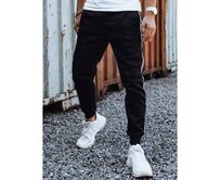 Pánské tepláky černé Černá, XL