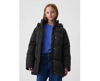 Dětská prošívaná nepromokavá bunda Černá, S