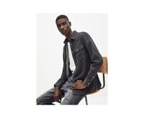 Džínová bavlněná košile Sarevient Šedá, S