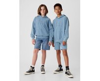 Dětská mikina s logem Unisex Modrá, XS