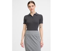 Tmavě šedé dámské tričko s krátkým rukávem Tmavě šedá, M