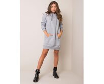 Dámské šaty Vittoria RUE PARIS šedé Šedá, XL