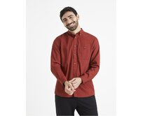 Bavlněná košile Vatwill Červená, S