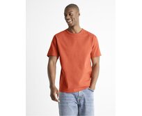 Bavlněné tričko Tebox Oranžová, S