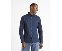 Košile twill regular Carobone Modrá, S