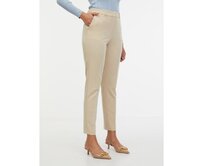 Béžové dámské kalhoty Béžová, 36
