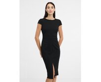 Černé dámské midi šaty Černá, 36