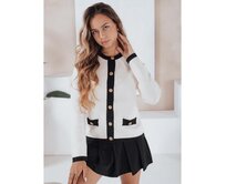 Dámský svetr CHICLINE ecru Ecru, S/M