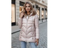 Dámská zimní bunda s kapucí WINTERCHIC růžová Růžová, S