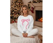 Dámská mikina one size oversize SOFTTIE bílá Bílá, Univerzální