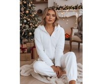 Dámská mikina s kapucí bílá Bílá, S