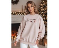 Dámská mikina oversize s jezevčíky JAMNIKOVE růžová Růžová, Univerzální