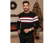 Pánský svetr černý Vícebarevný, M