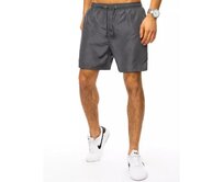 Pánské plavky bez potisku světle šedé Břidlicová, XXL