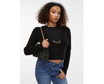 Černý dámský kardigan s příměsí vlny Černá, L