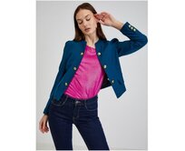 Petrolejové dámské sako Petrolejová, 40