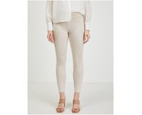 Béžové dámské kalhoty Béžová, M