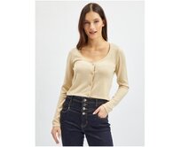 Béžový dámský kardigan Béžová, M