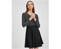 Černé dámské vzorované šaty Černá, S