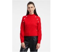 Červený dámský svetr Červená, M