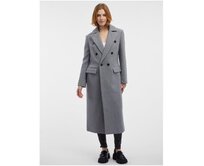 Šedý dámský kabát Šedá, 38