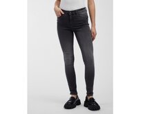 Šedé dámské skinny fit džíny Šedá, 34