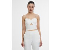 Krémový dámský top Bílá, 38