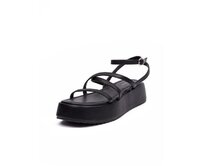 Černé dámské sandály na platformě Černá, 40