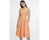 Oranžové dámské šaty Oranžová, 36