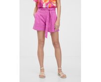 Růžové dámské džínové kraťasy Růžová, 34