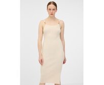 Béžové dámské midi šaty Béžová, L