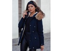 Dámská zateplená zimní bunda CHICOK tmavě modrá Námořnická modrá, L