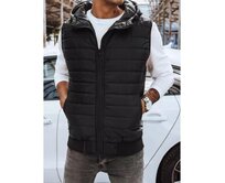 Pánská vesta DONTE černá Černá, XXL