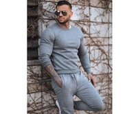 Pánská tepláková souprava TEA antracitová Břidlicová, L