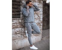 Pánská tepláková souprava TEA tmavě šedá Břidlicová, L