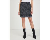 Šedá dámská tvídová sukně Šedá, 38