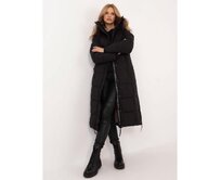 Černá péřová zimní bunda s prošíváním SUBLEVEL Černá, XL