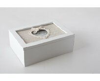 Dřevěná krabice "HEART" 20x14x5cm
