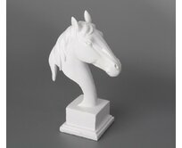 Dekorace "WHITE HORSE" 14x8x22cm